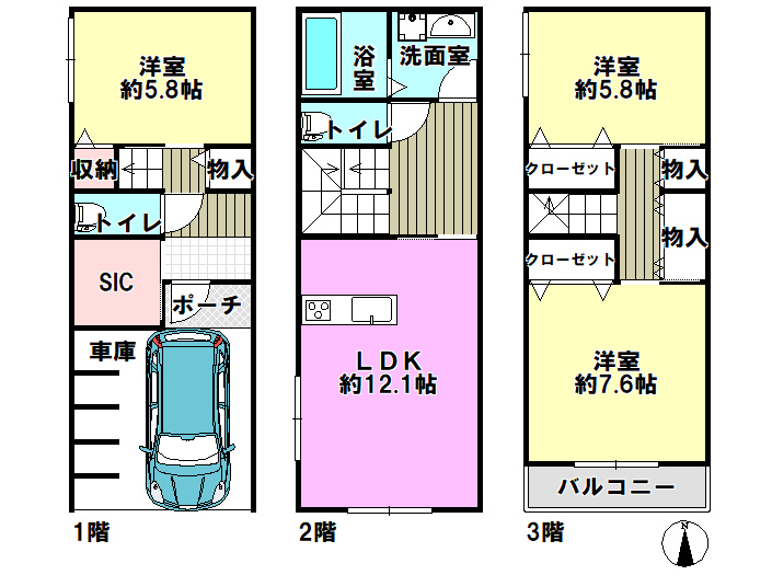 大阪府大阪市生野区鶴橋４丁目の中古一戸建て 3498万円 の不動産 住宅の物件詳細 ハウスドゥ Com Sp スマートフォンサイト