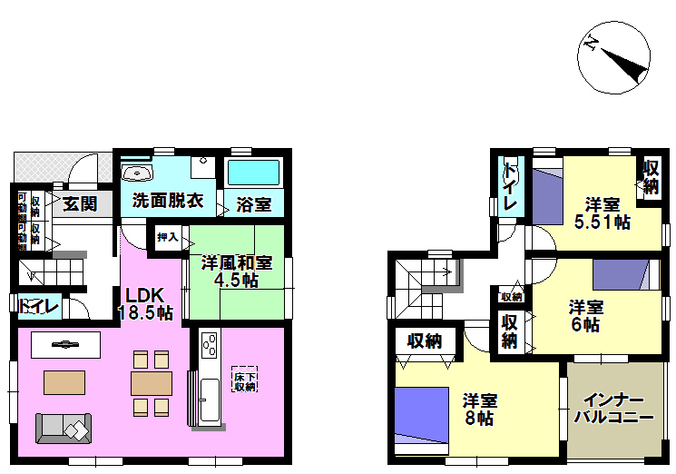 滋賀県犬上郡豊郷町大字高野瀬の新築一戸建て 1690万円 の不動産 住宅の物件詳細 ハウスドゥ Com Sp スマートフォンサイト