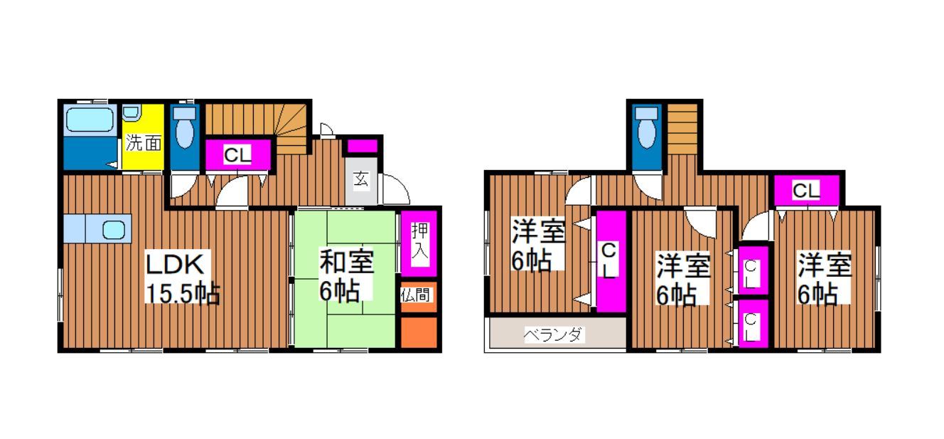 中古戸建 大牟田市大黒町の中古一戸建て 1800万円 の不動産 住宅の物件詳細 ハウスドゥ Com Sp スマートフォンサイト