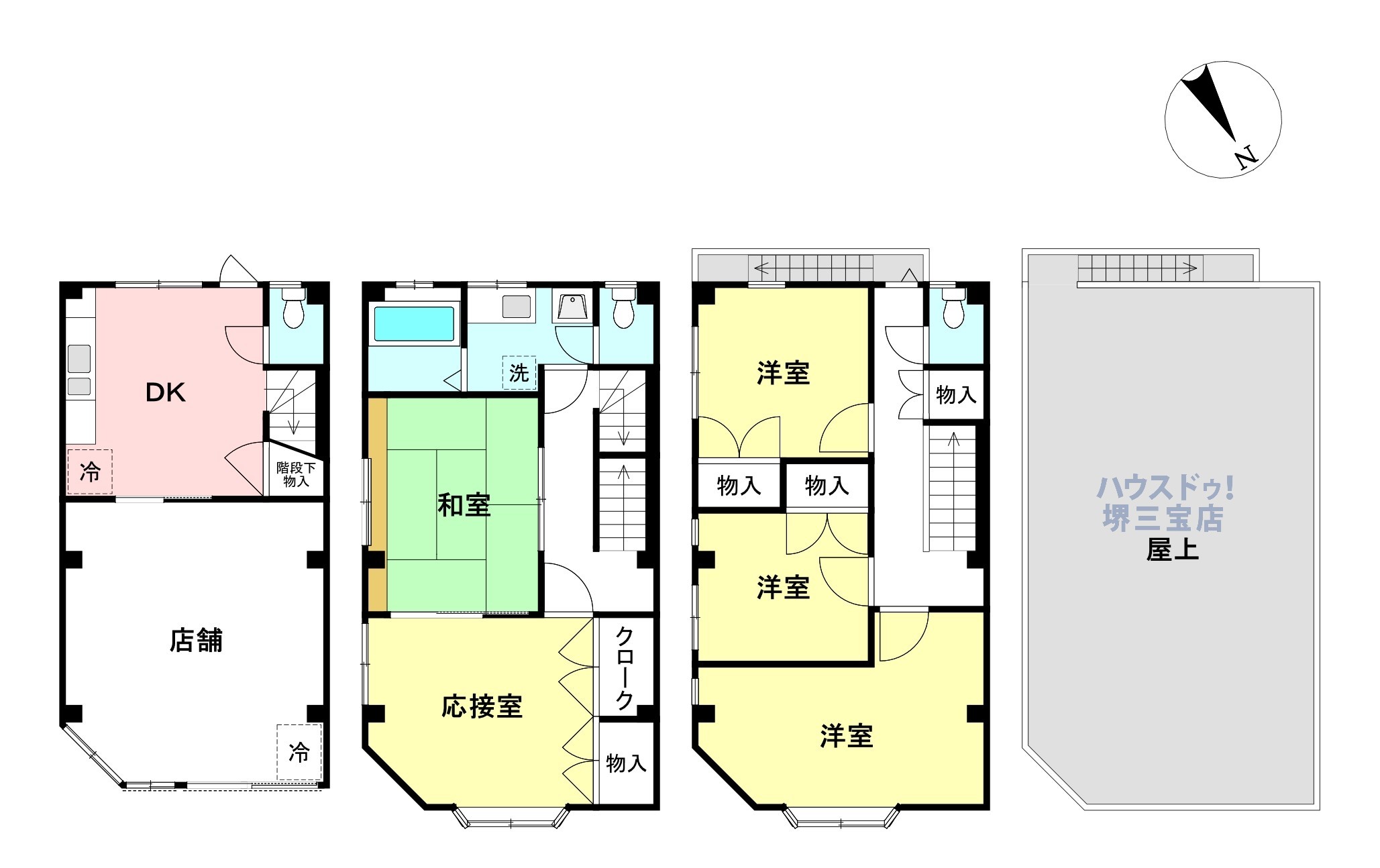 大阪府堺市堺区南陵町１丁の中古一戸建て 2980万円 の不動産 住宅の物件詳細 ハウスドゥ Com スマートフォンサイト