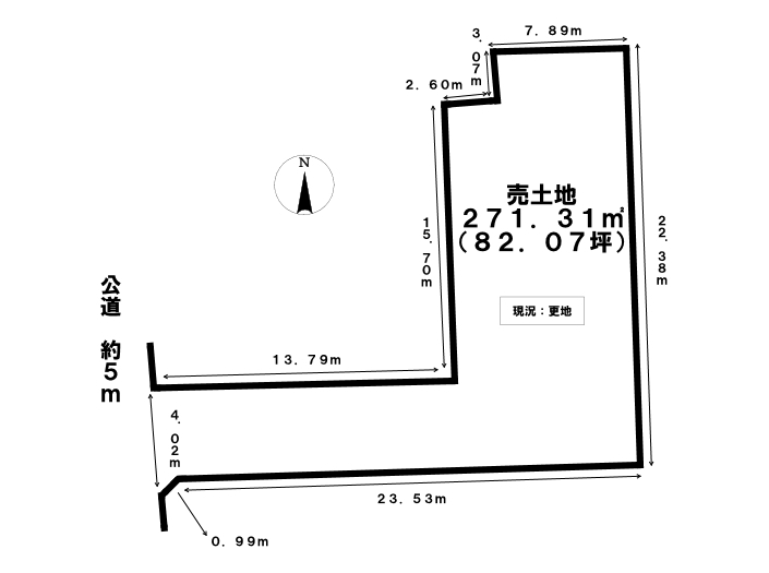 各務原市鵜沼山崎町1丁目 売地 82坪 新鵜沼駅 歩6分の土地 1230万円 2414254 の不動産 住宅の物件詳細 ハウスドゥ Com Sp スマートフォンサイト