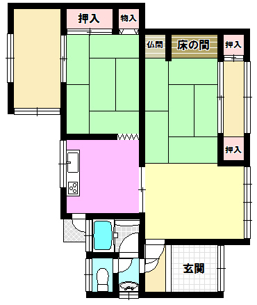 中古戸建 八幡西区京良城町の中古一戸建て 650万円 の不動産 住宅の物件詳細 ハウスドゥ Com Sp スマートフォンサイト