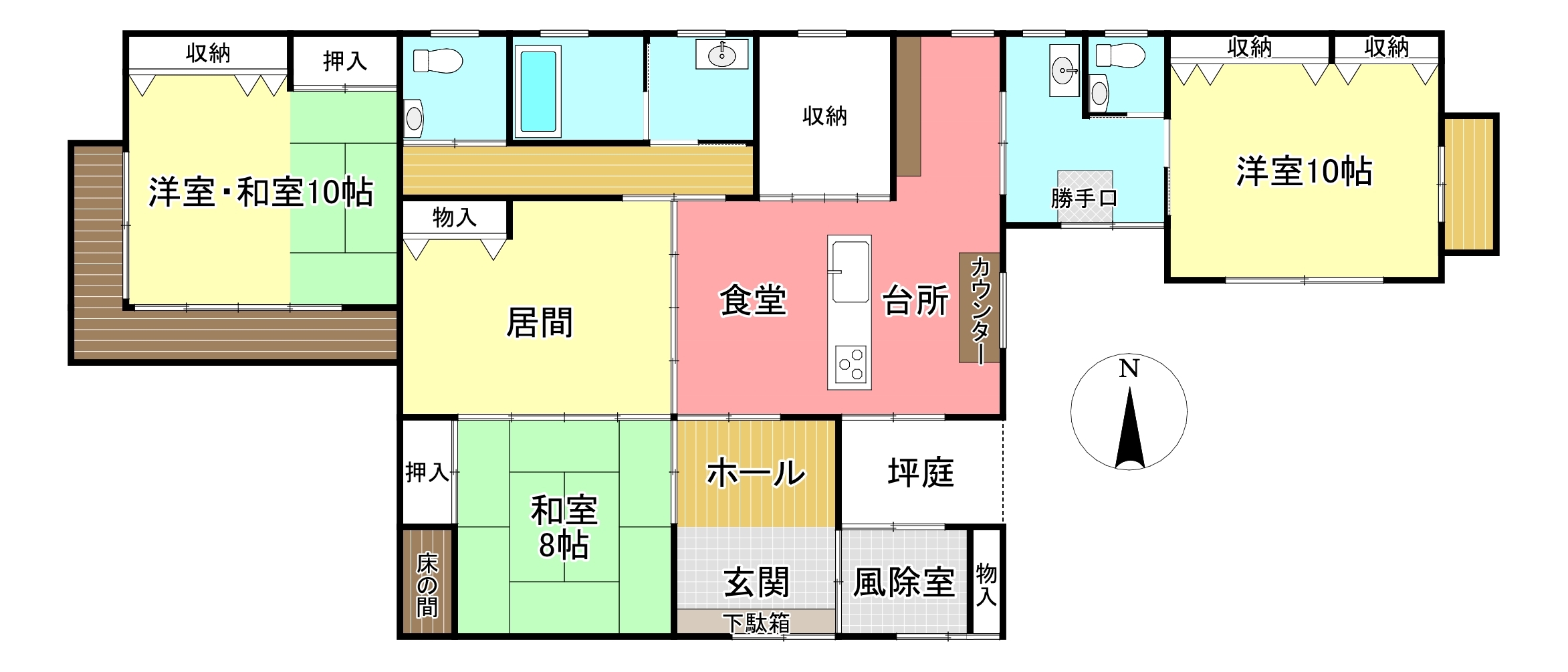 オール電化平屋住宅 246 の不動産 住宅の物件詳細 ハウスドゥ Com スマートフォンサイト