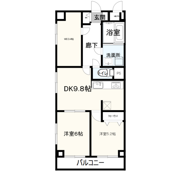 サンハイツ亀戸2階の中古マンション 2790万円 の不動産 住宅の物件詳細 ハウスドゥ Com Sp スマートフォンサイト