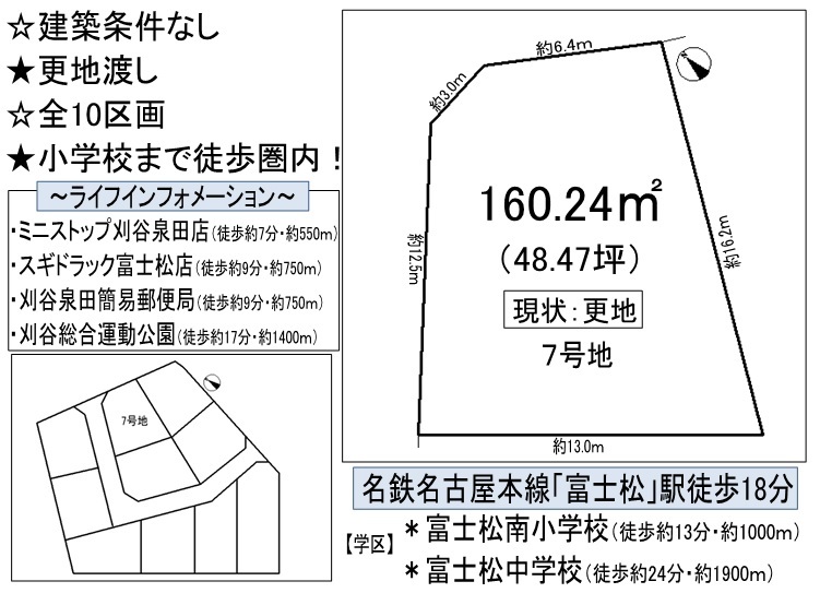 愛知県刈谷市泉田町絵下城の土地 2298万円 の不動産 住宅の物件詳細 ハウスドゥ Com Sp スマートフォンサイト