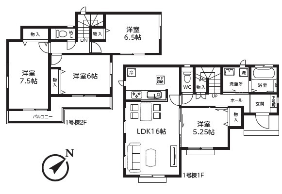 本日見学可 つくば市若葉 全３棟 ２号棟の新築一戸建て 2190万円 の不動産 住宅の物件詳細 ハウスドゥ Com Sp スマートフォンサイト