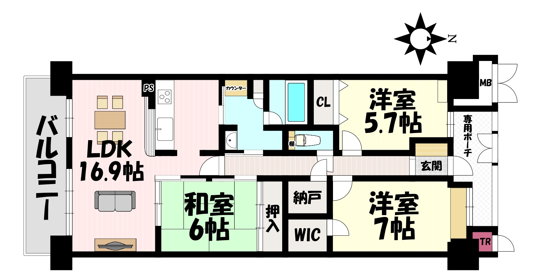 愛知県小牧市古雅１丁目の中古マンション 1300万円 の不動産 住宅の物件詳細 ハウスドゥ Com Sp スマートフォンサイト