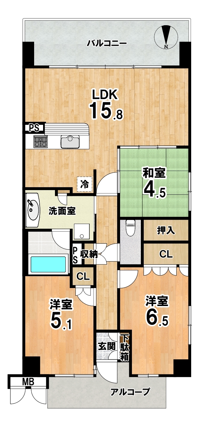 大阪府大阪市東成区中本５丁目の中古マンション 5380万円 の不動産 住宅の物件詳細 ハウスドゥ Com スマートフォンサイト