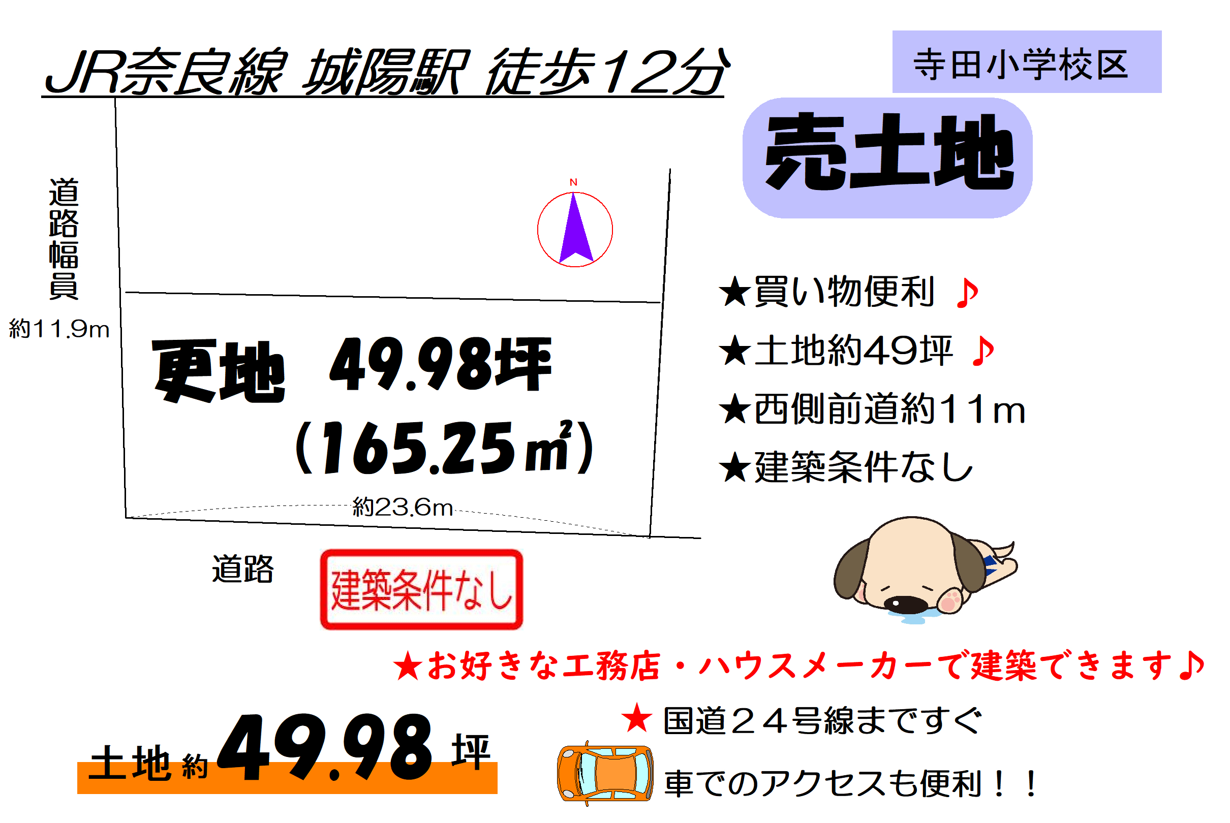 京都府城陽市寺田市ノ久保の土地 1900万円 の不動産 住宅の物件詳細 ハウスドゥ Com Sp スマートフォンサイト